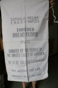 Calico Flour Bag